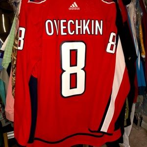 Adidas Ovechkin #8 authentic jersey sz 54